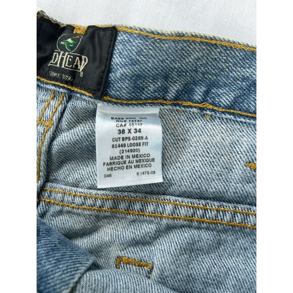 Men's RedHead Jeans, Size 38 x 34, NWT, Loose Fit, Light Wash - Picture 4 of 6